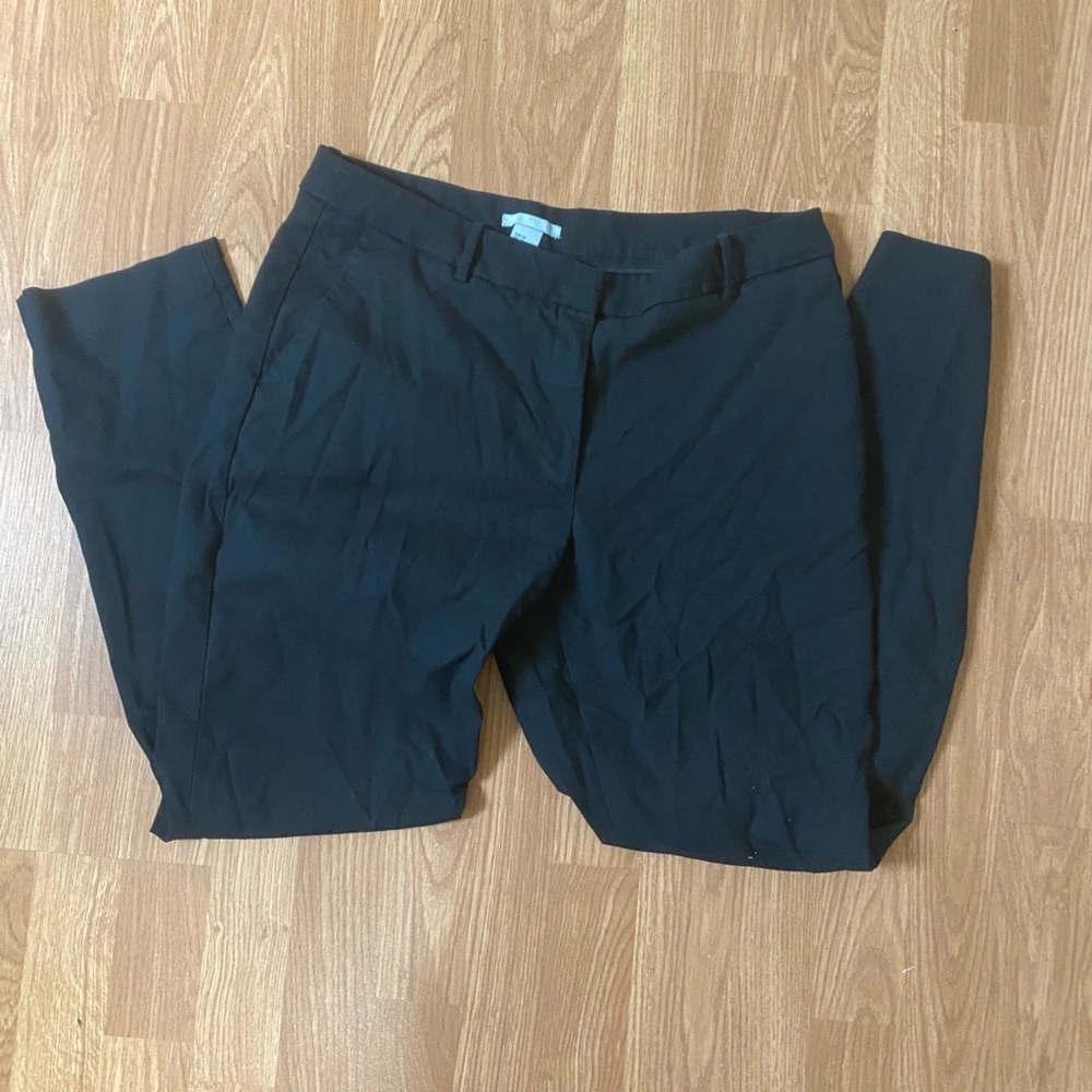 H&M Black Size 10 Straight Leg Dress Pants